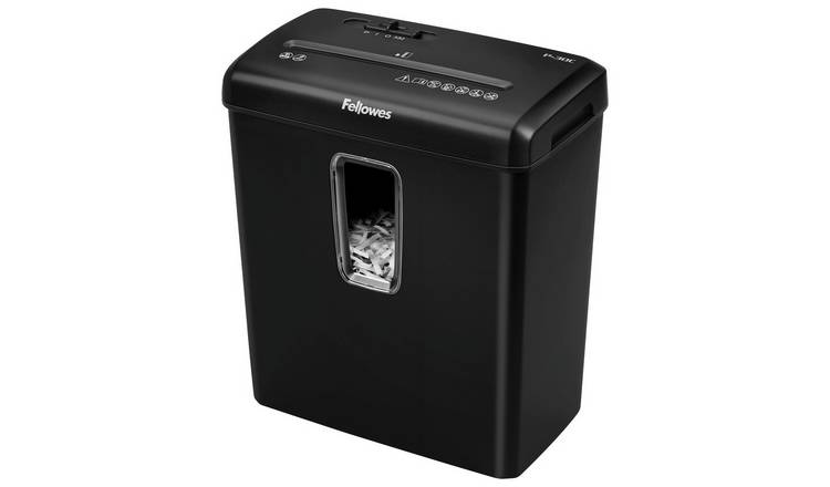 Fellowes P-30C 6 Sheet 15 Litre Cross Cut Shredder