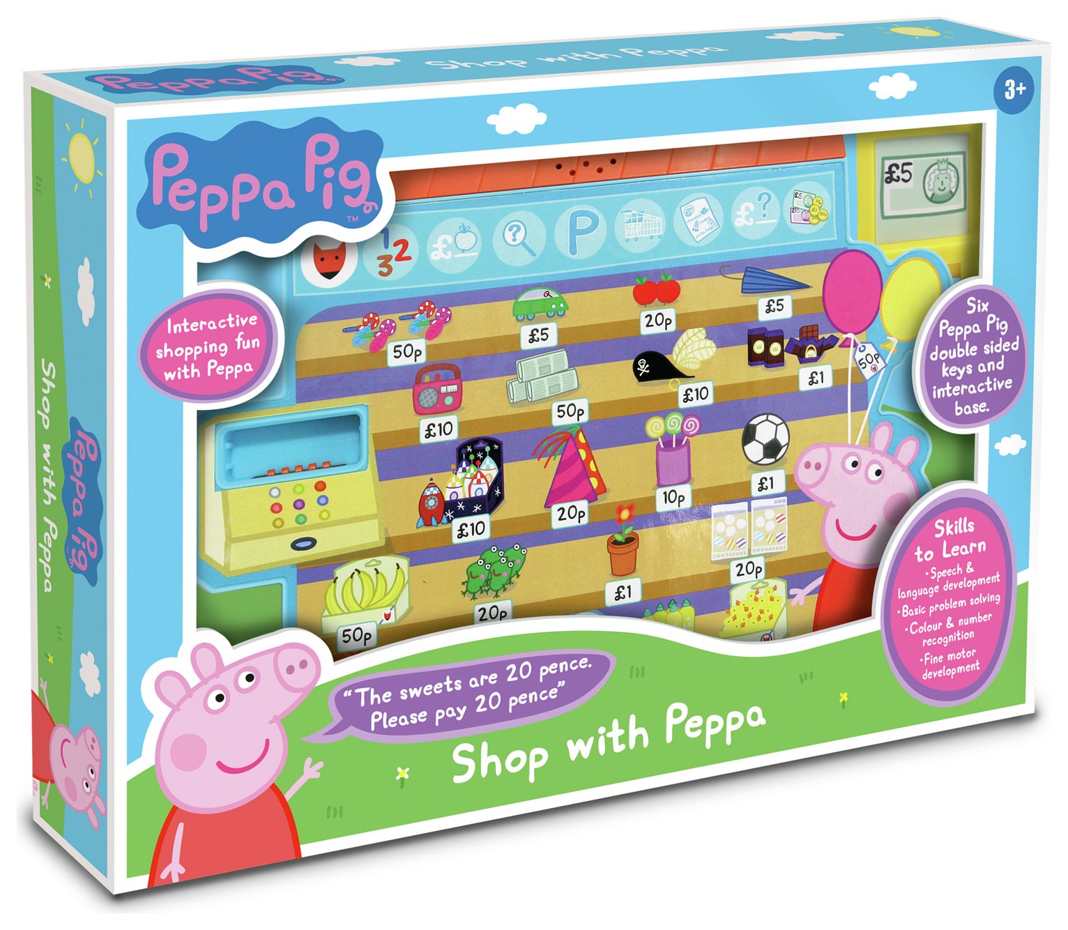 Peppa Pig Shop & Learn Interactive Playset