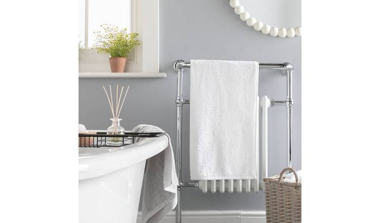 Home Essentials Plain Bath Sheet - Super White