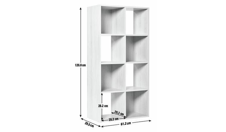4 Cube Storage Organizer, White Cube Storage Shelf, Metal Bookshelf with Storage, Short Bookshelf, Cube TV Stand Display Unit with Shelves for Living Room, Home Office (White, Set of 2(4cubes 4 Cube Storage Organizer, White Cube Storage Shelf, Metal Bookshelf with Storage, Short Bookshelf, Cube TV Stand Display Unit with Shelves for Living Room, Home Office (White, Set of 2(4cubes
