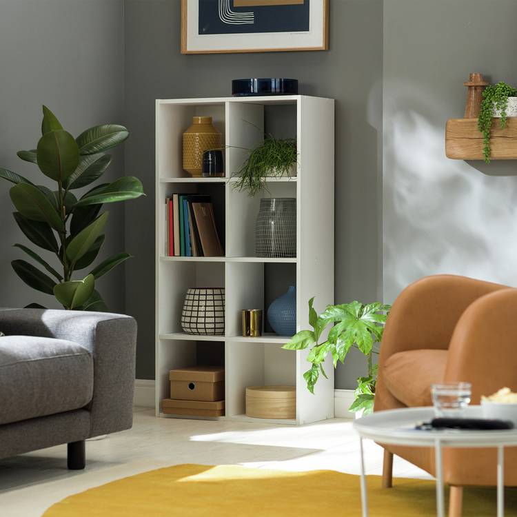 Argos Home Squares 8 Cube Storage Unit - White 0