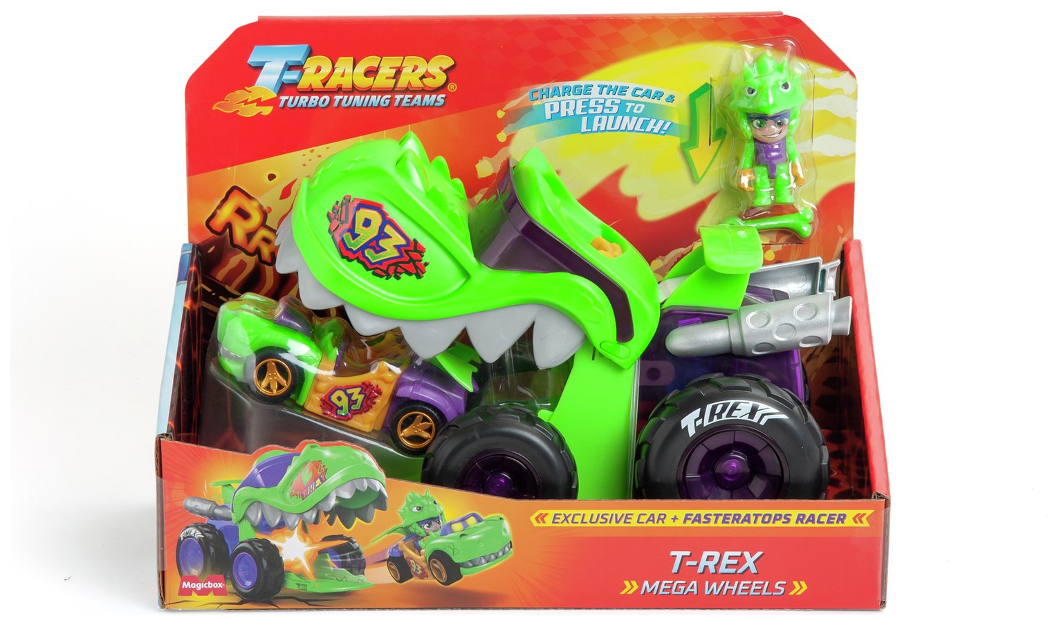 T-Racers Mega Wheel T-Rex Vehicle