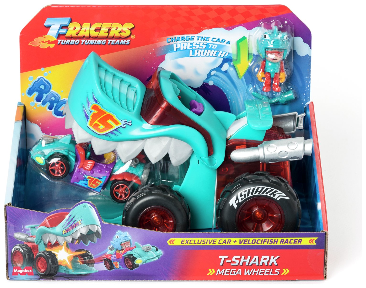 T-Racers Mega Wheels T-Shark Vehicle