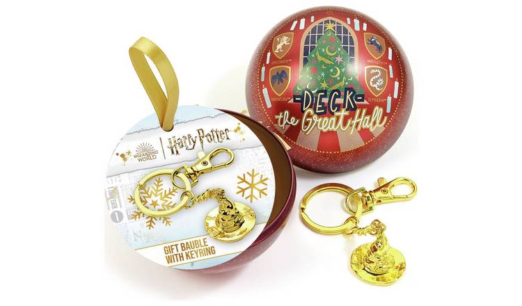 Harry Potter Gold Plated Sorting Hat Bauble Keyring