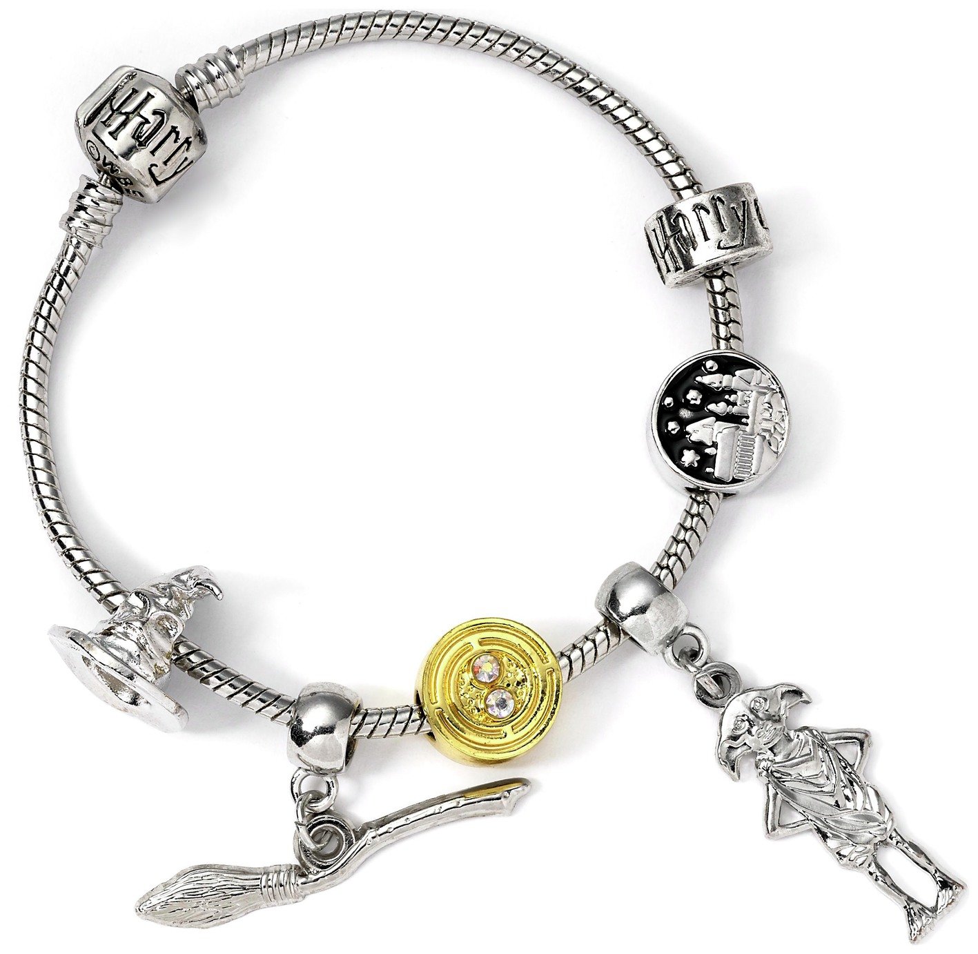 Harry Potter Silver Coloured Dobby Charm Bracelet