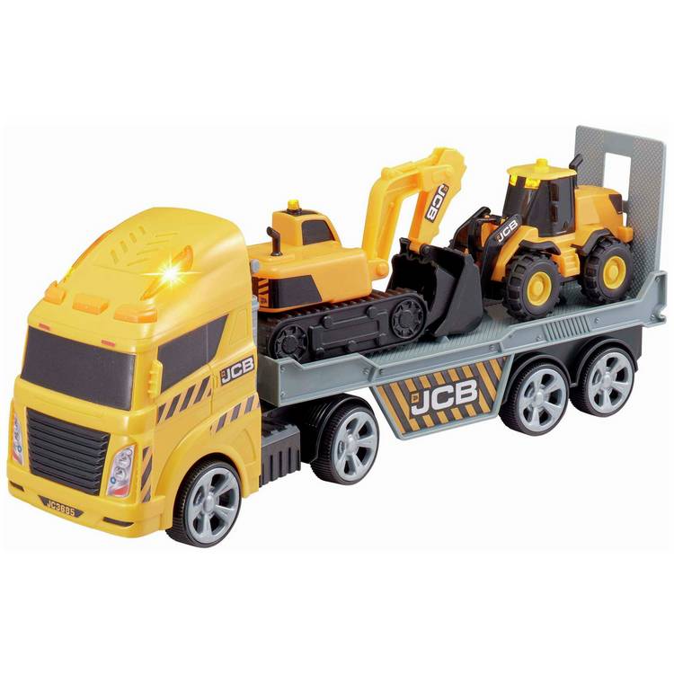 Teamsterz JCB Transporter Truck With 2 Mini Vehicles 0