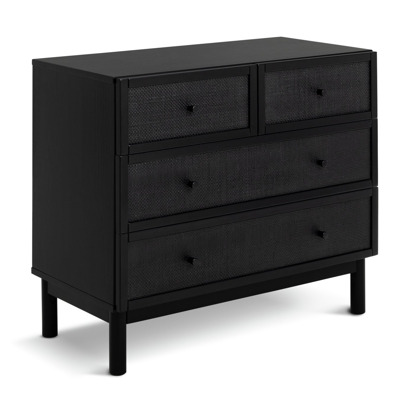 Habitat Simone 2 2 Drawer Chest -  Black