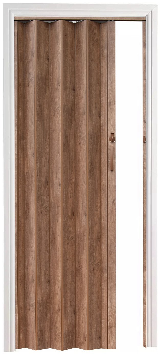 Old Oak Premium Laminated Double Skin Folding Door