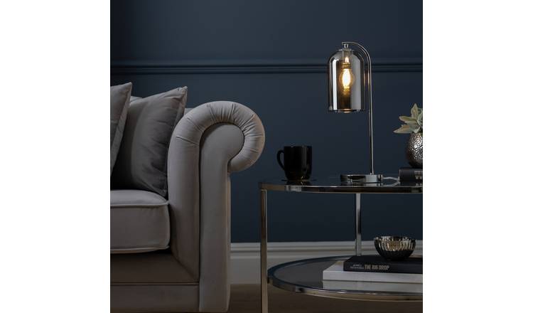 Buy Argos Home Chrome Ombre 40cm Metal Table Lamp Silver Table