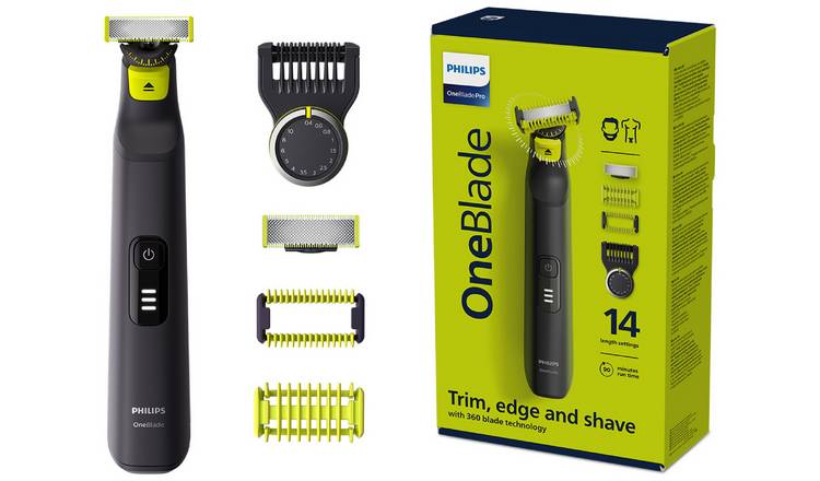 Buy Philips OneBlade Pro 360 Beard and Stubble Trimmer QP6541/15, Beard  and stubble trimmers