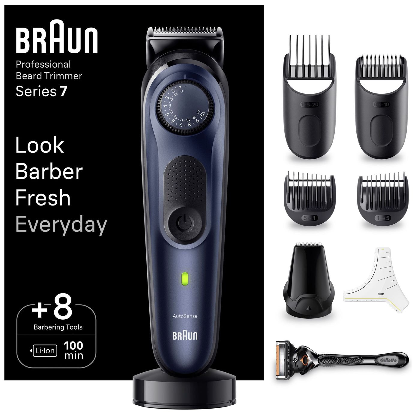 Braun Pro Series 7 Beard and Stubble Trimmer BT7421