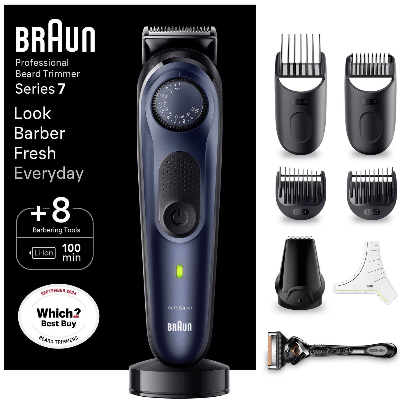 Braun Pro Series 7 Beard and Stubble Trimmer BT7421