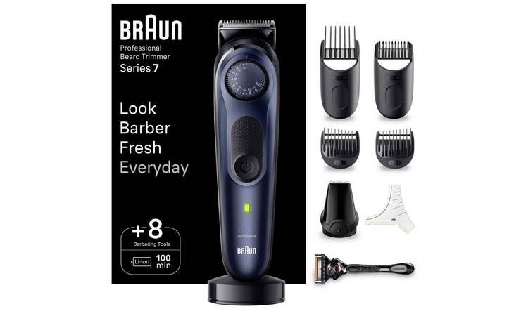 Braun Series 7 with Beard and Stubble Trimmer, Black