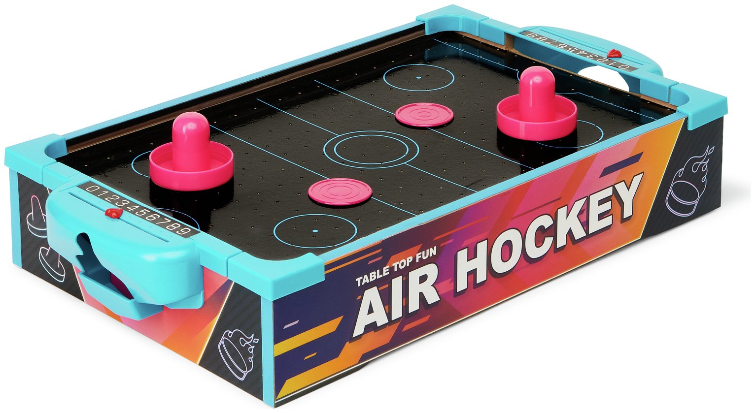 Toymania Light Up Air Hockey Table