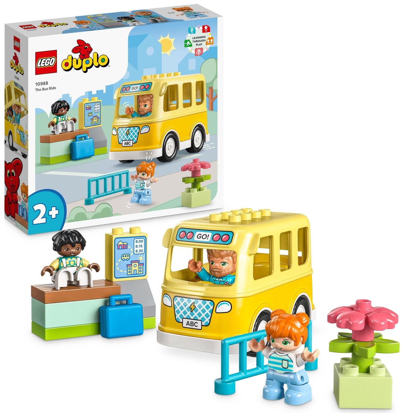 LEGO DUPLO The Bus Ride Toy for Toddlers Aged 2+ 10988