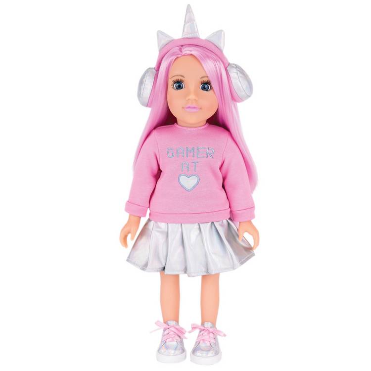 DesignaFriend Connies Candy Girl Gamer Doll - 18inch/46cm 0