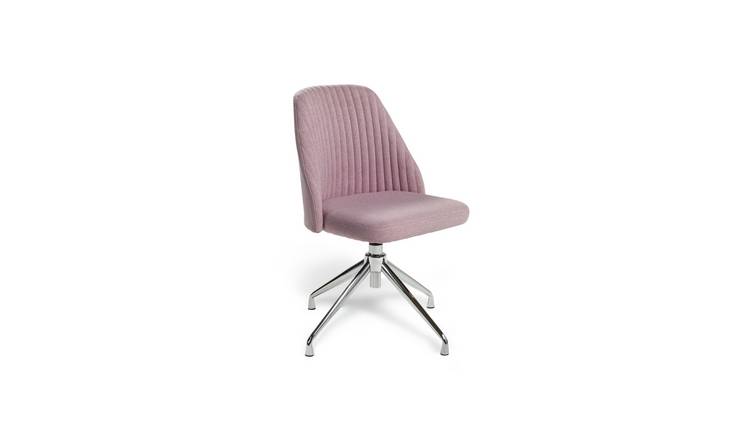 Buy Habitat Nori Fabric Office Chair - Pink | Office chairs | Argos