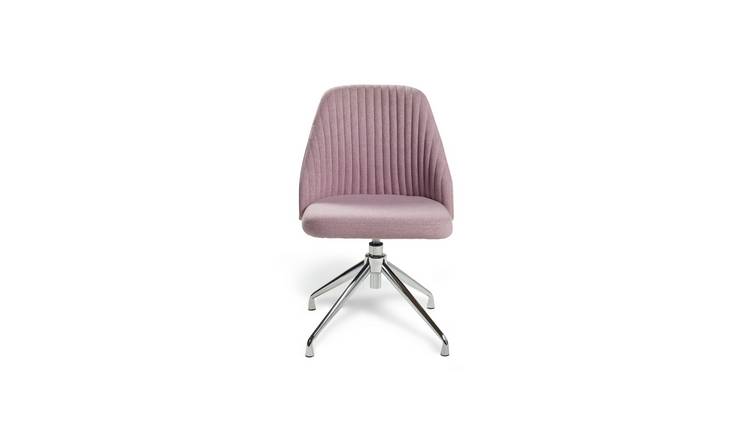 Buy Habitat Nori Fabric Office Chair - Pink | Office chairs | Argos