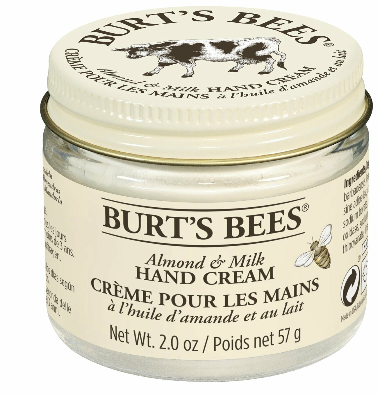 Burt's Bees Almond Milk Hand Cream - 75g