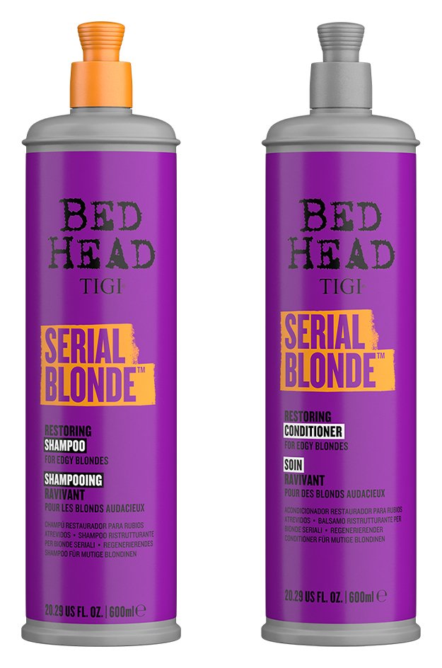 TIGI Bed Head Serial Blonde 600ml Shampoo Dual Pack