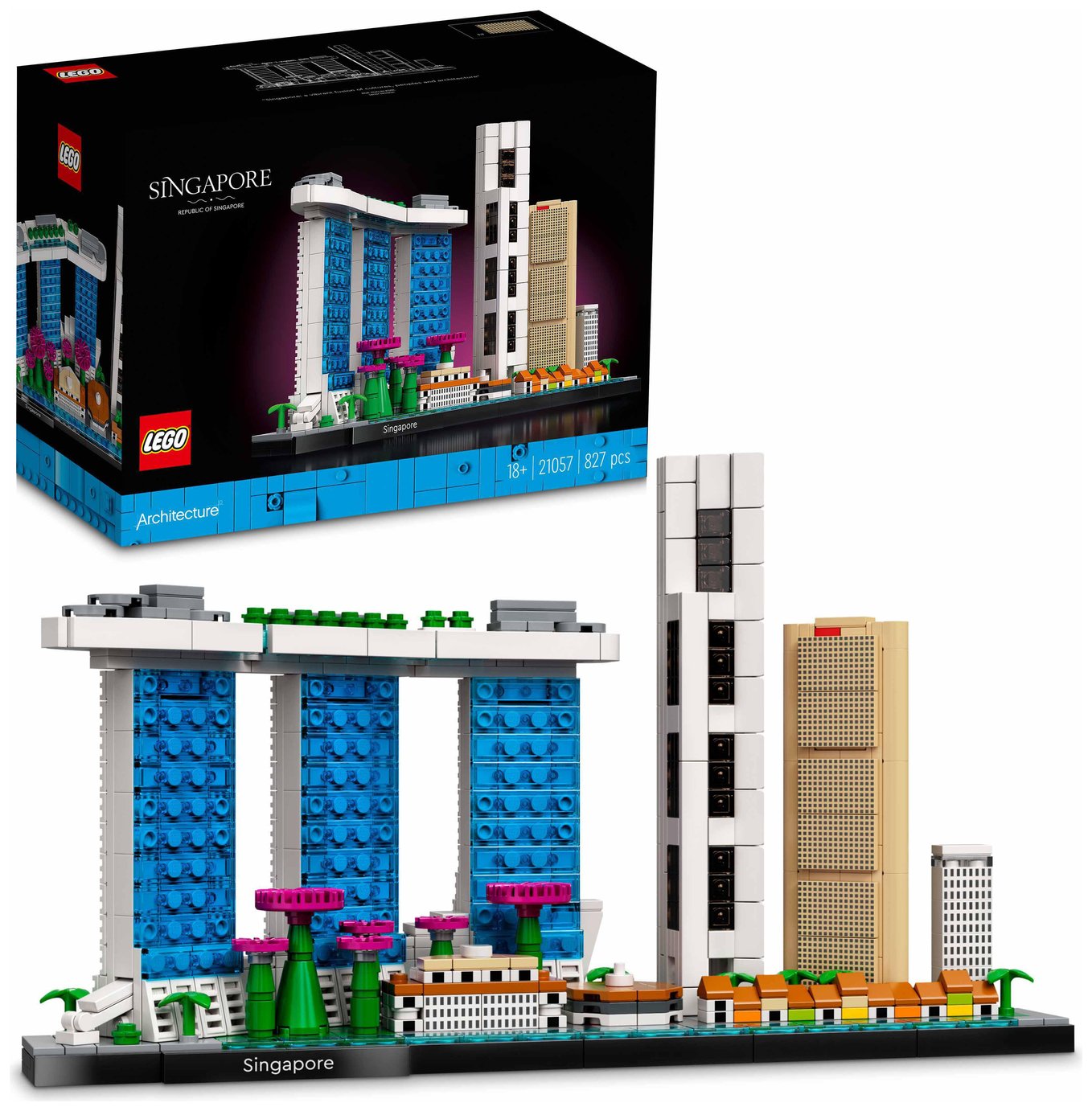 LEGO Architecture Singapore Model Kit for Adults 21057