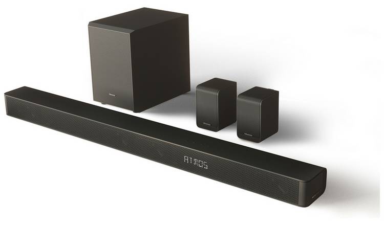 Buy Hisense AX5100G 340W 5.1Ch Bluetooth Soundbar Wireless Sub | Sound ...