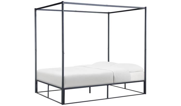 Buy Birlea Farringdon 4 Poster Kingsize Bed Frame Black Bed frames Argos