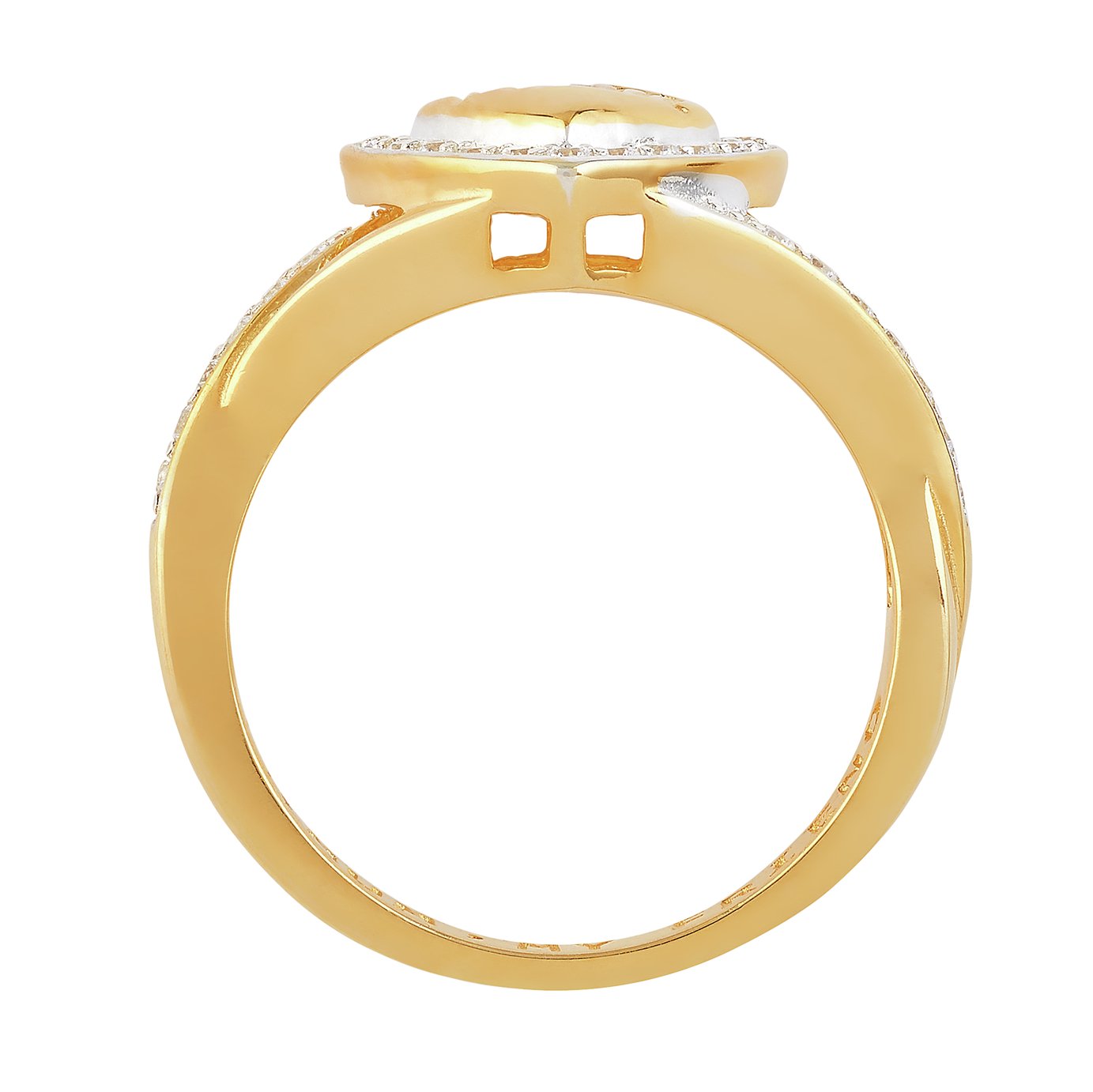 Moon & Back 9ct Gold Plated  'My Mum, My Friend' Ring -L Review