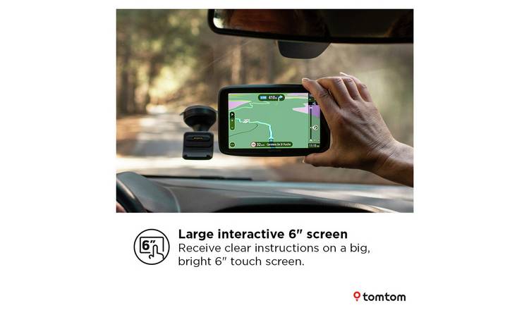  TomTom Car Sat Nav GO Classic, 6 Inch, with Traffic