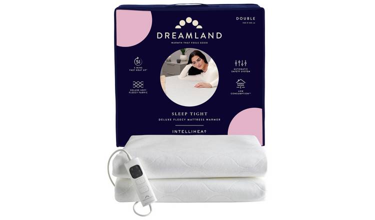 Buy Dreamland Sleep Tight Intelliheat Mattress Warmers - Double | Electric  blankets | Argos