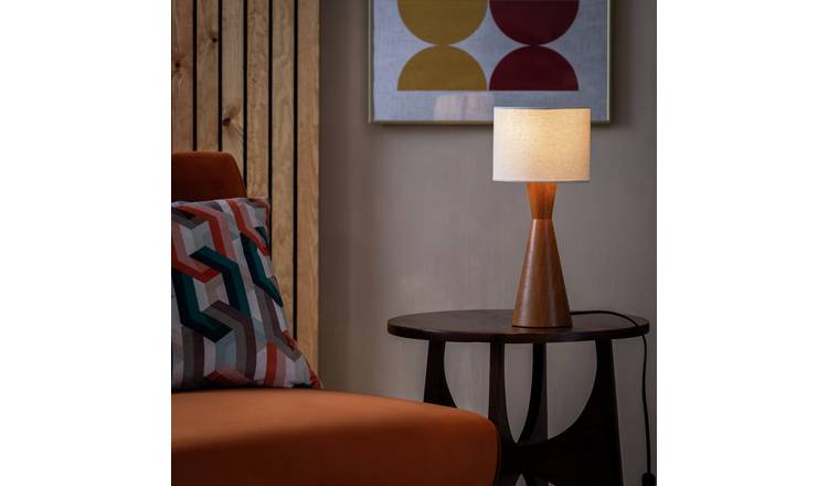 Modern store wooden lamp