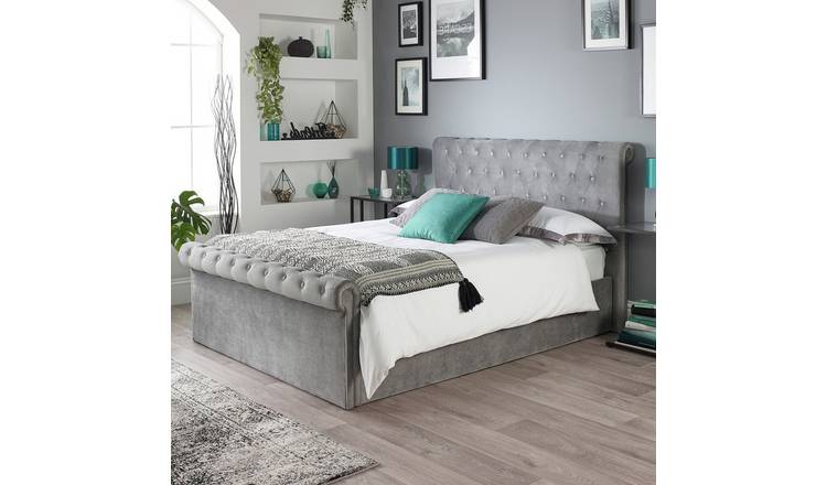 Argos deals grey bed