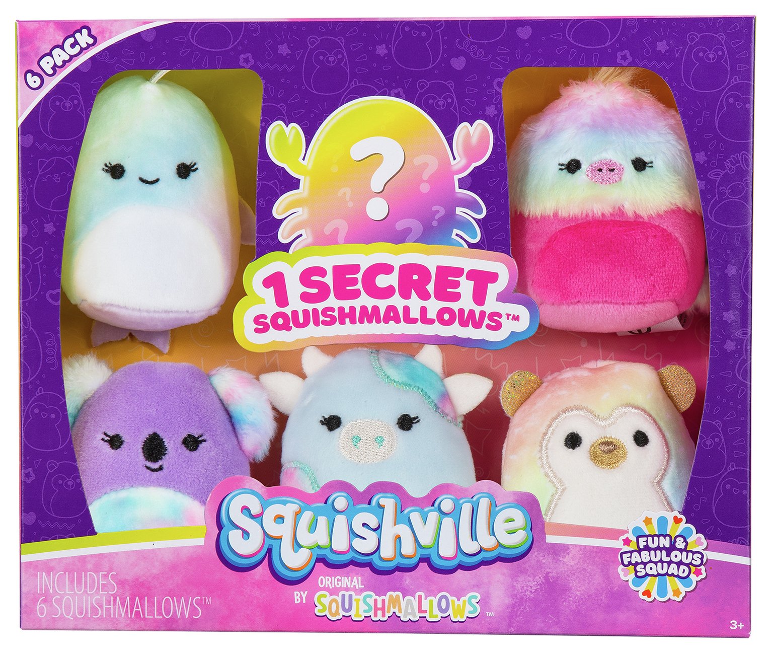 Squishville Squishmallows 6 - Fun & Fabulous Squad