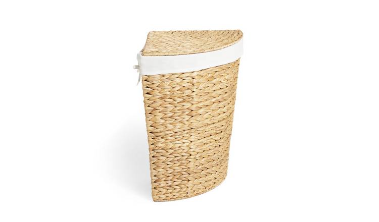 Small corner 2025 laundry basket