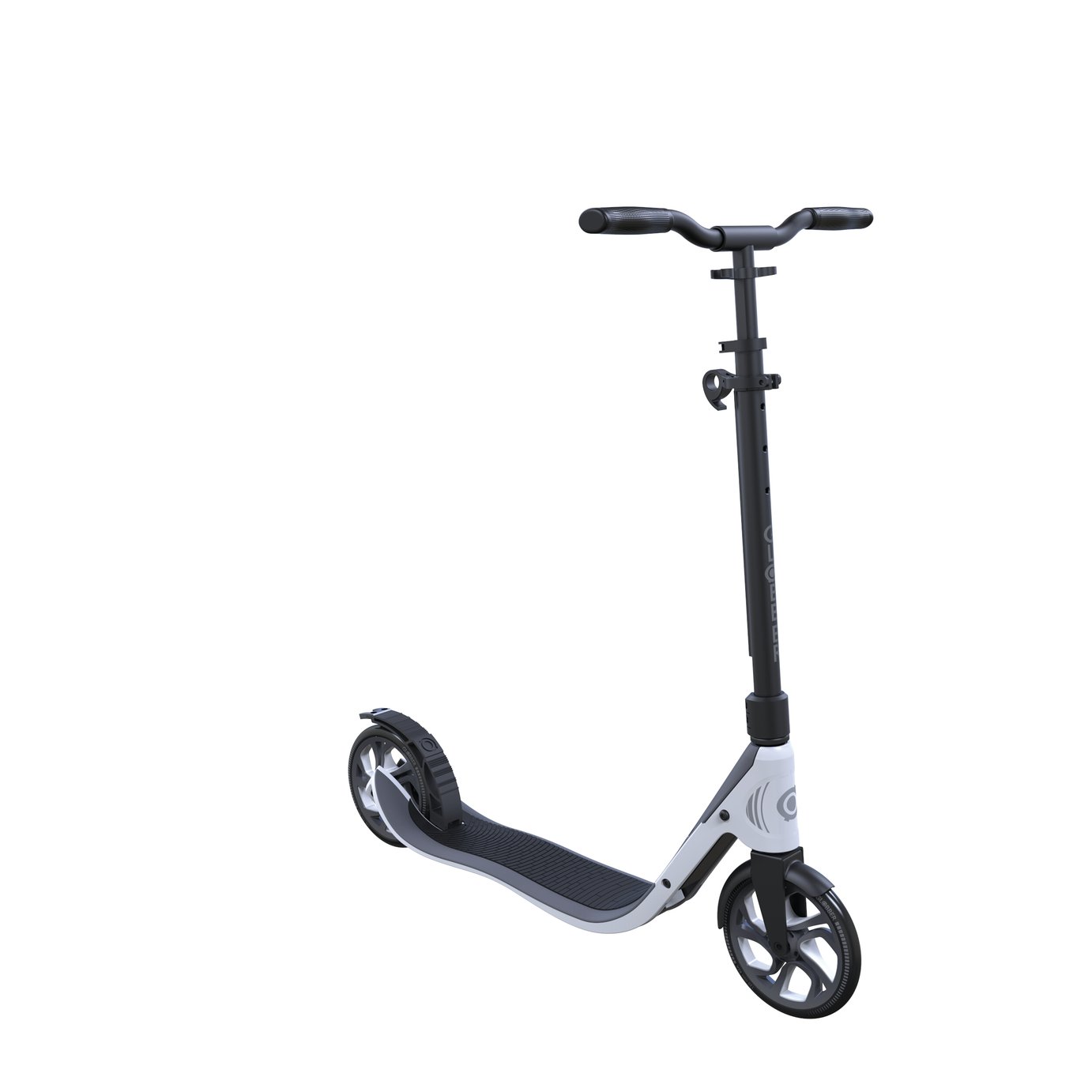 Globber One NL 205 Folding Scooter - Black and White