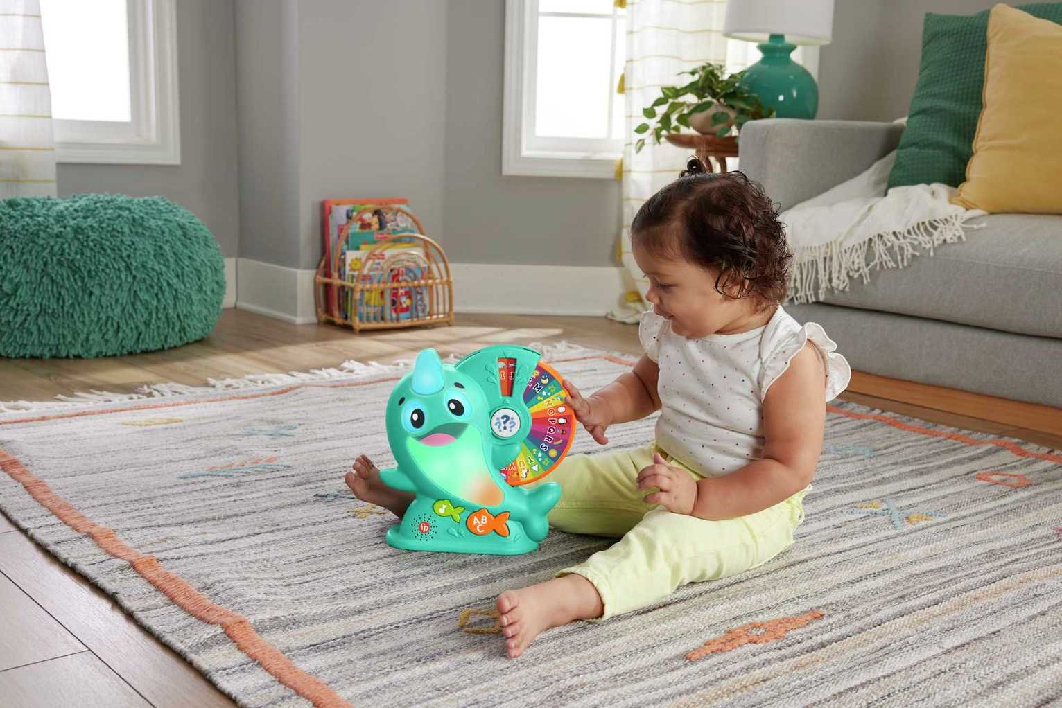 Fisher-Price Linkimals Learning Narwhal Activity Toy