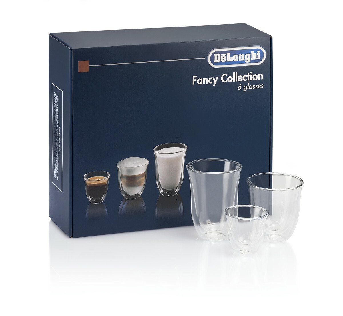 De'Longhi 6 Piece Cappuccino, Espresso & Coffee Glass Set Review