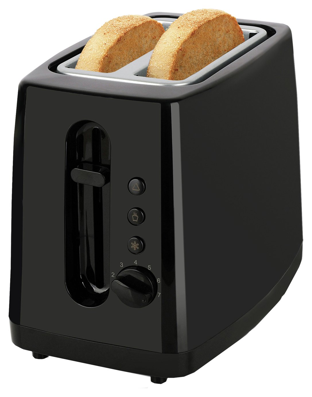Cookworks New Basic 2 Slice Toaster - Black