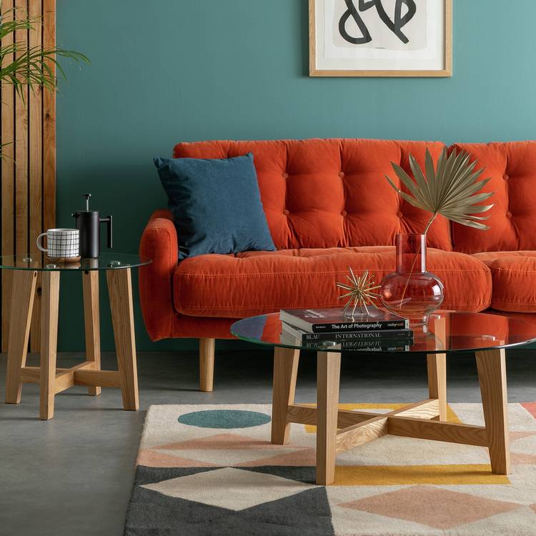 Habitat Zela Side Table - Oak 0