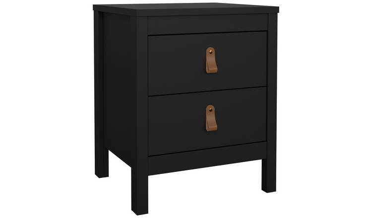 Black bedside store cabinets argos