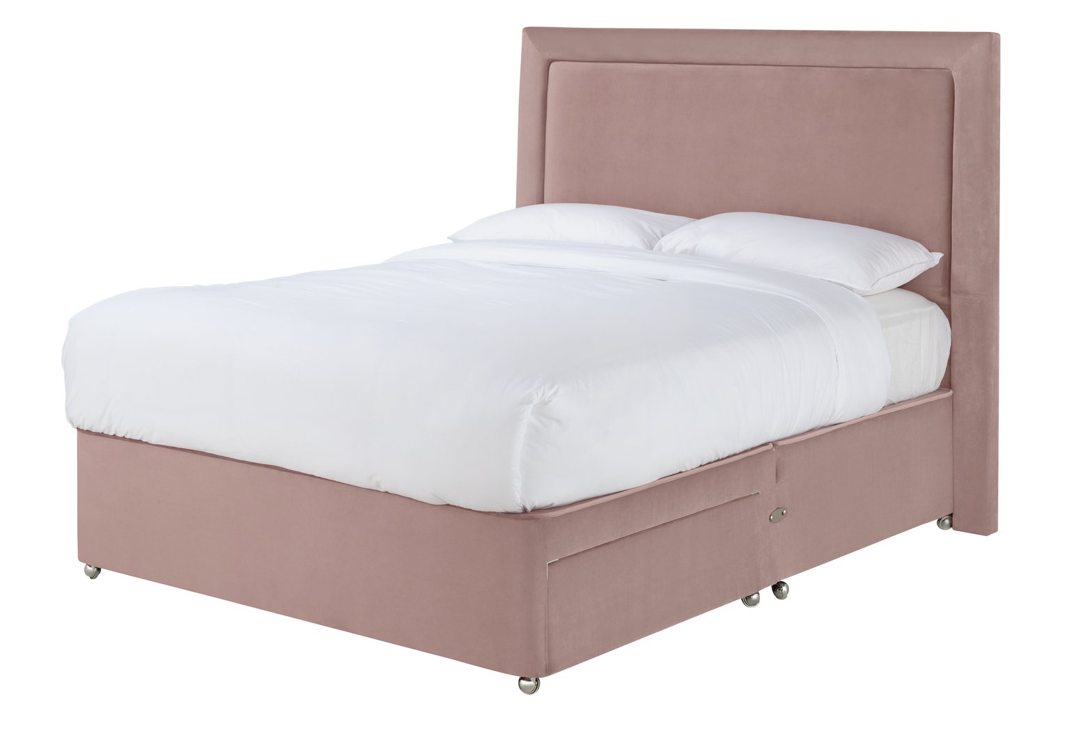 Sleepeezee Majestic 2 Drawer Kingsize Divan Set - Pink