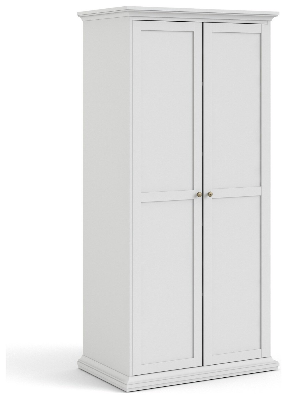 Tvilum Paris 2 Door Wardrobe - White