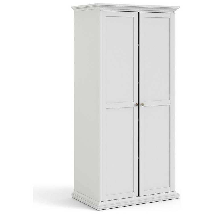 Tvilum Paris 2 Door Wardrobe - White 0