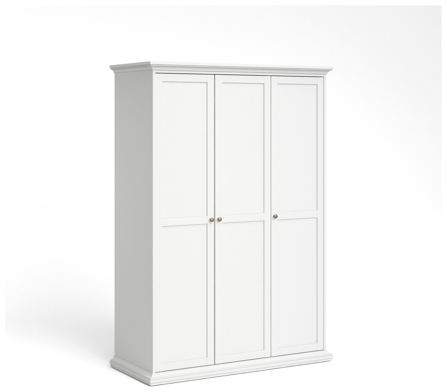 Tvilum Paris 3 Door Wardrobe - White