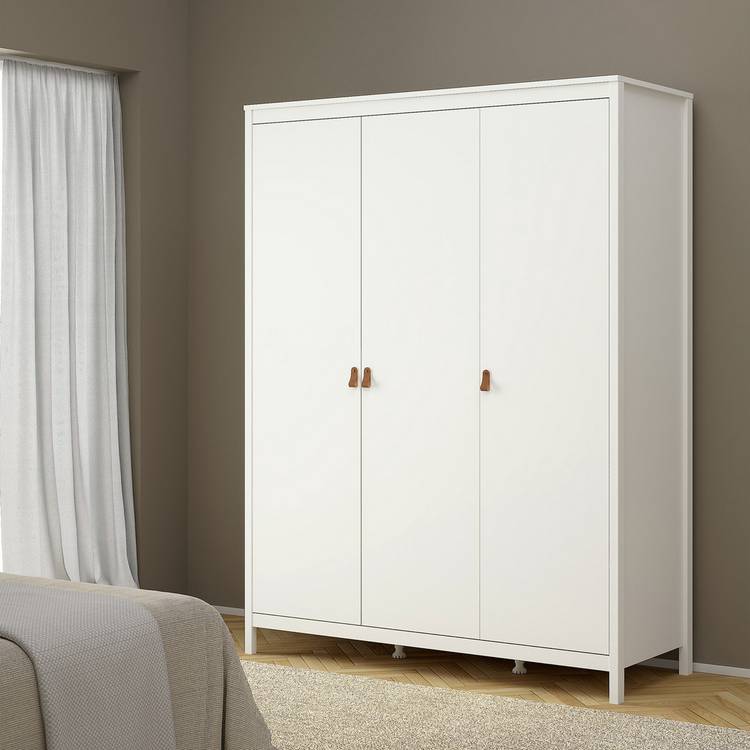 Tvilum Madrid 3 Door Wardrobe - White 0