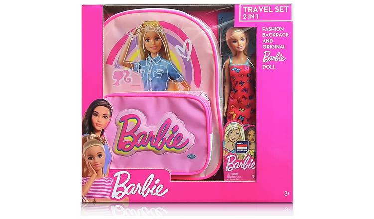 Barbie Doll with Kids Backpack - 13inch/35cm