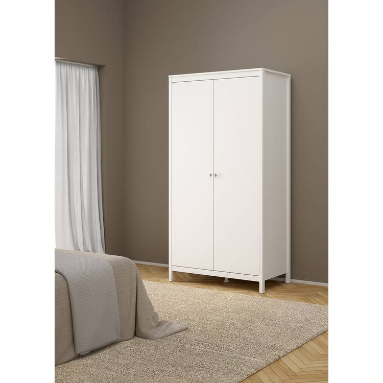 Tvilum Madrid 2 Door Wardrobe - White 0