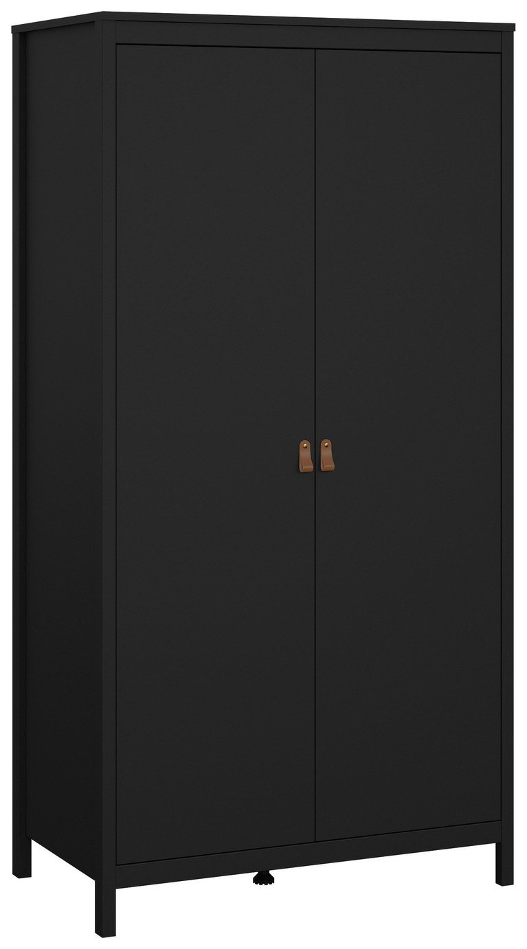 Tvilum Madrid 2 Door Wardrobe - Black