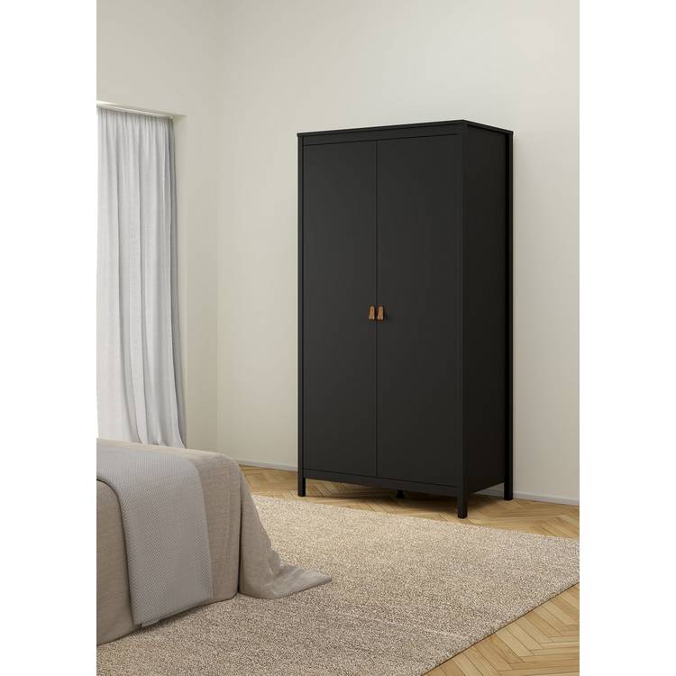 Tvilum Madrid 2 Door Wardrobe - Black 0