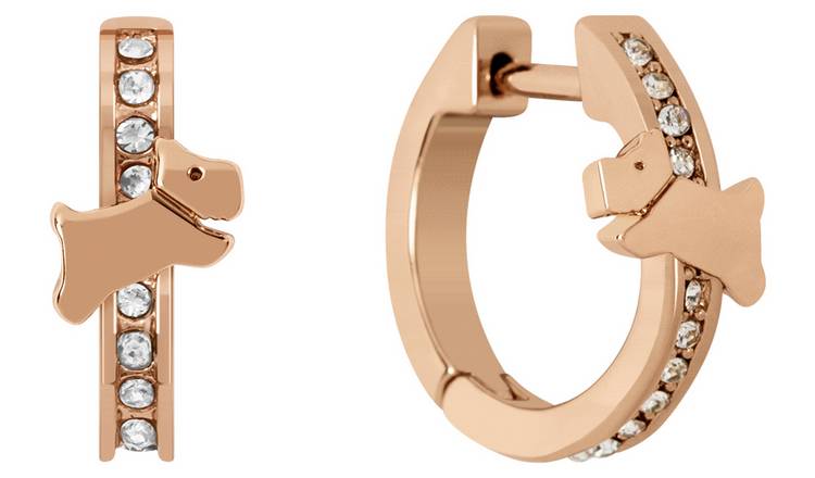 Argos rose gold earrings sale